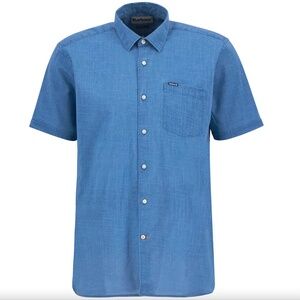 Brand New Barbour Men's Pigment Dye Solid Shirt